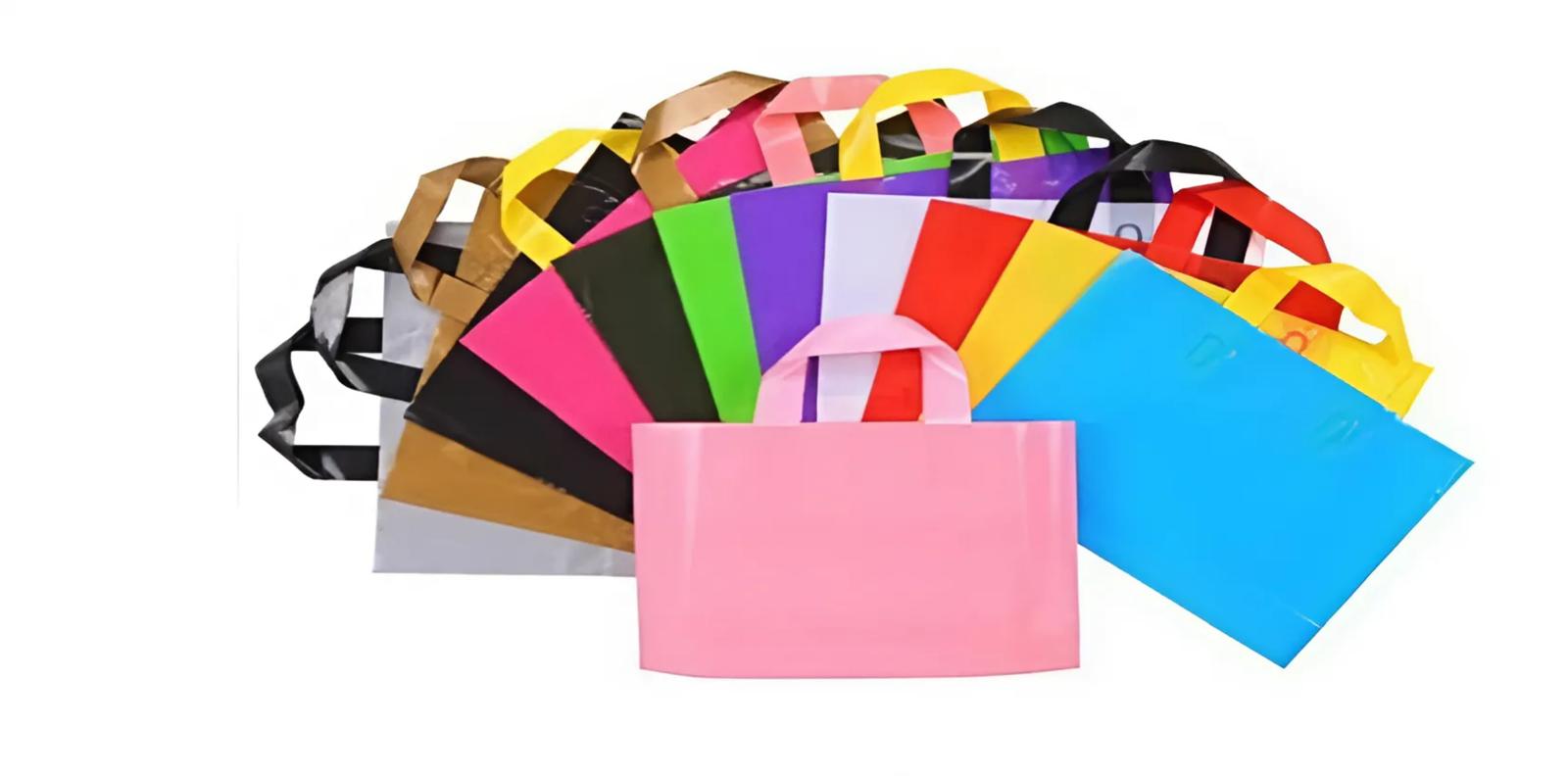 BASKILI/BASKISIZ YUMUŞAK SAPLI PLASTİK POŞET - Görsel 3